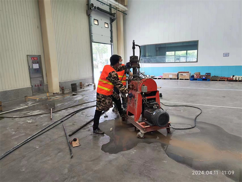 长垣厂房地面下沉塌陷注浆加固施工